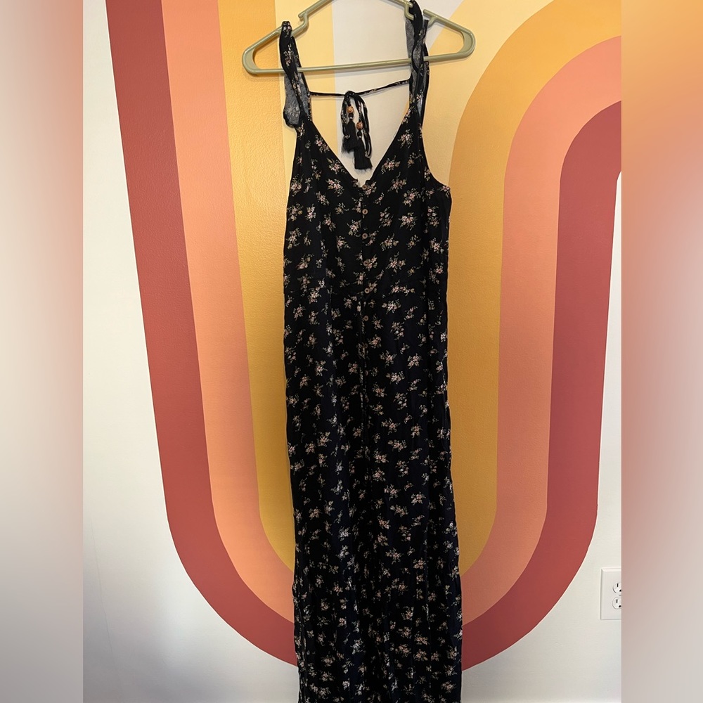 Black floral American Eagle dress